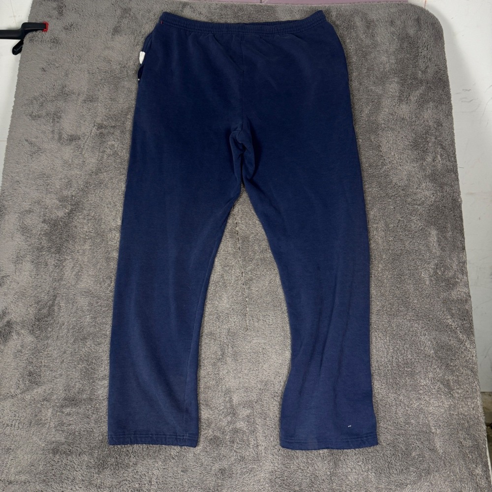Russell Athletic Sweatpants Navy Blue Vintage Fleece Joggers Mens XL 38x30 - Picture 2 of 6